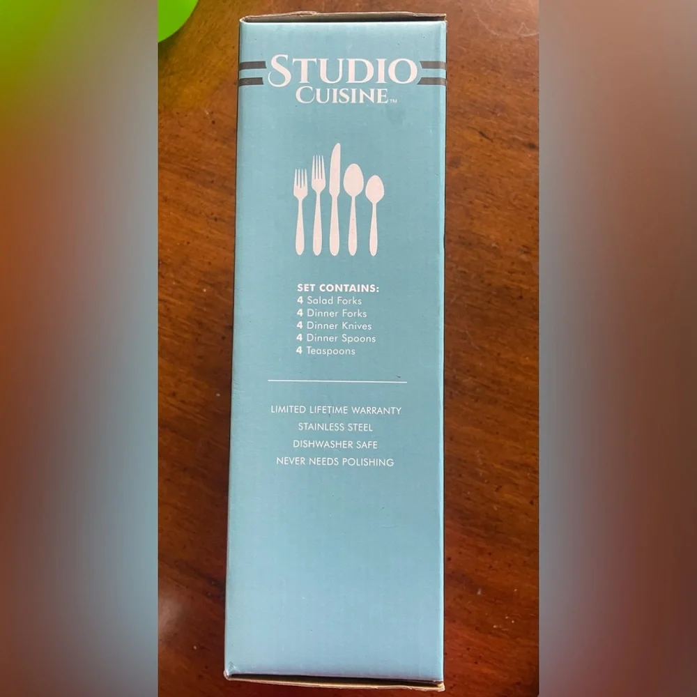 Studio Cuisine Stainless Steel 20 Piece Service for Four Set - Picture 3 of 3